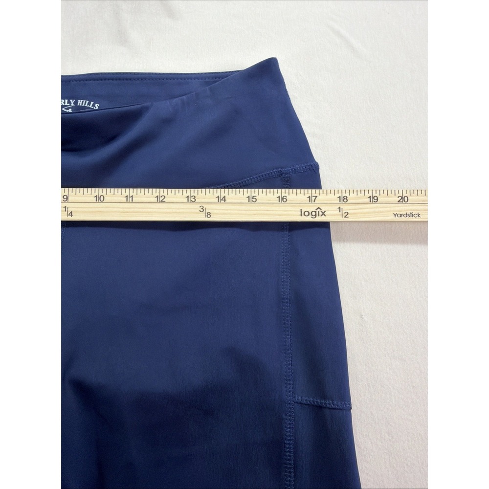 Beverly Hills Polo Club Capri Leggings Women L High Waisted, With Pocket - Picture 6 of 9